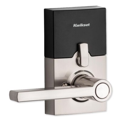 Kwikset SmartCode 917 Series Electronic Halifax Lever, Satin Nickel
